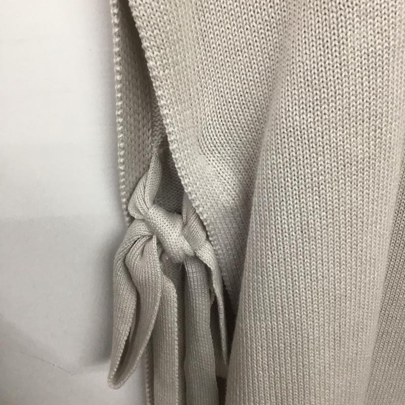 スタディオクリップ studio CLIP ニット、セーター 長袖 FREE 無地 灰 / グレー /  レディース USED 古着 中古 10142769