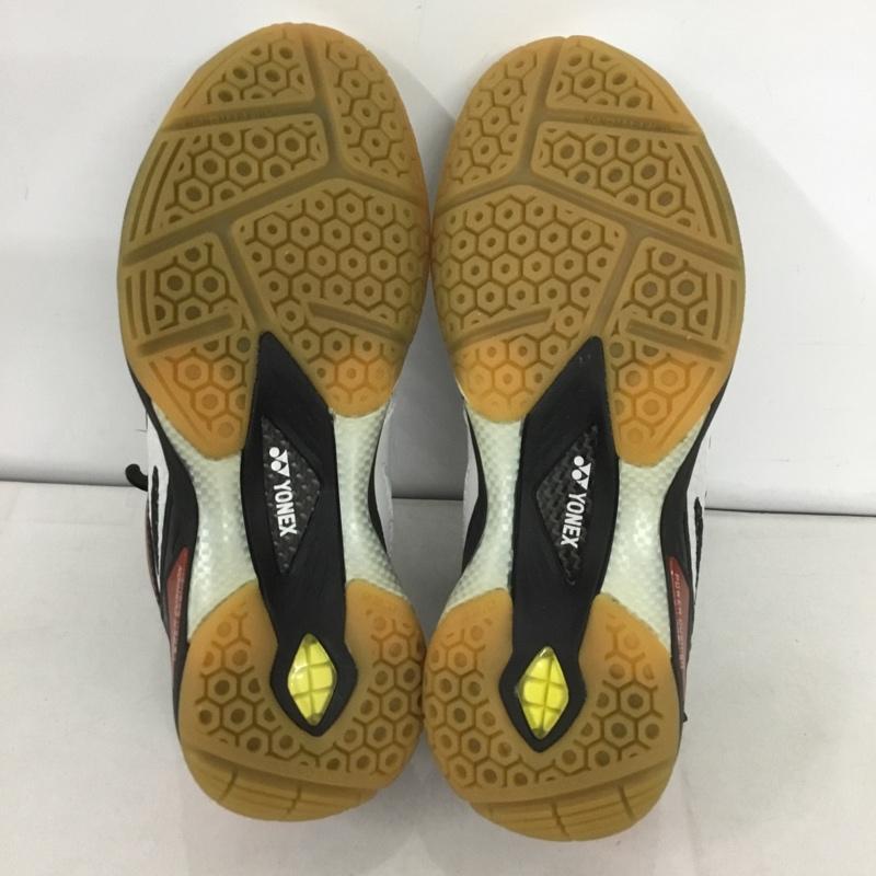 ヨネックス YONEX スニーカー スニーカー SHB65Z パワークッション65Zワイド 23cm バドミントンシューズ 23.0cm ロゴ、文字 白 / ホワイト / X 黒 / ブラック / X 赤 / レッド /  レディース USED 古着 中古 10142477