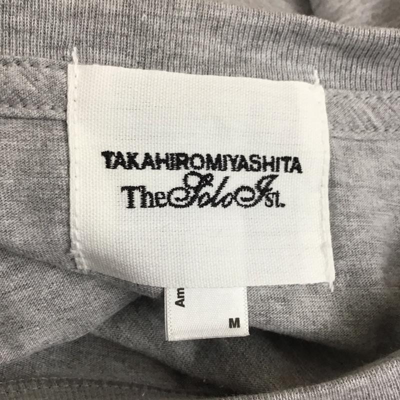 タカヒロ ミヤシタ ザ ソロイスト TAKAHIRO MIYASHITA The SoloIst. Tシャツ 半袖 オリックスバファローズプリントTシャツ M ロゴ、文字 X プリント 灰 / グレー /  メンズ USED 古着 中古 10111974