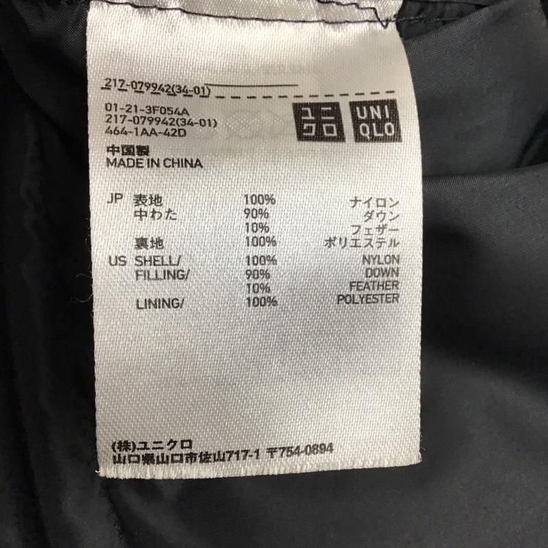 ユニクロ UNIQLO コート ダウンコート 217-079942 ウルトラライトダウンコート L チェック マルチカラー / マルチカラー /  レディース USED 古着 中古 10124030