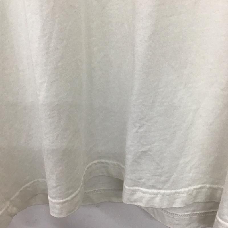 アディダス adidas Tシャツ 長袖 長袖カットソー プリントカットソー クルーネック プリント 白 / ホワイト /  メンズ USED 古着 中古 10140138