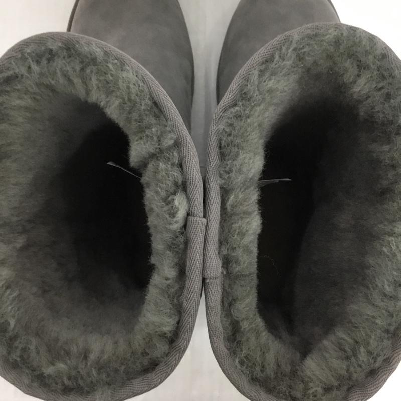 アグ UGG ブーツ 一般 5800 F23112G ムートンブーツ 28cm 28.0cm ロゴ、文字 灰 / グレー /  メンズ USED 古着 中古 10124190