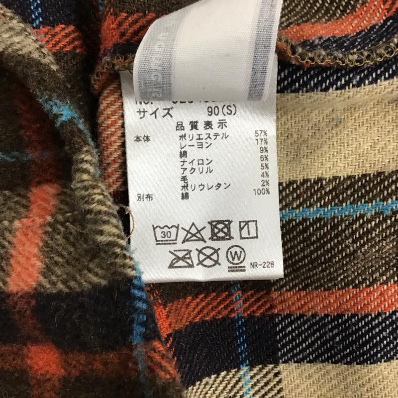 エックスガール X-girl チュニック 長袖 9294326-89 90cm チェック マルチカラー / マルチカラー /  ガールズ USED 古着 中古 10120517