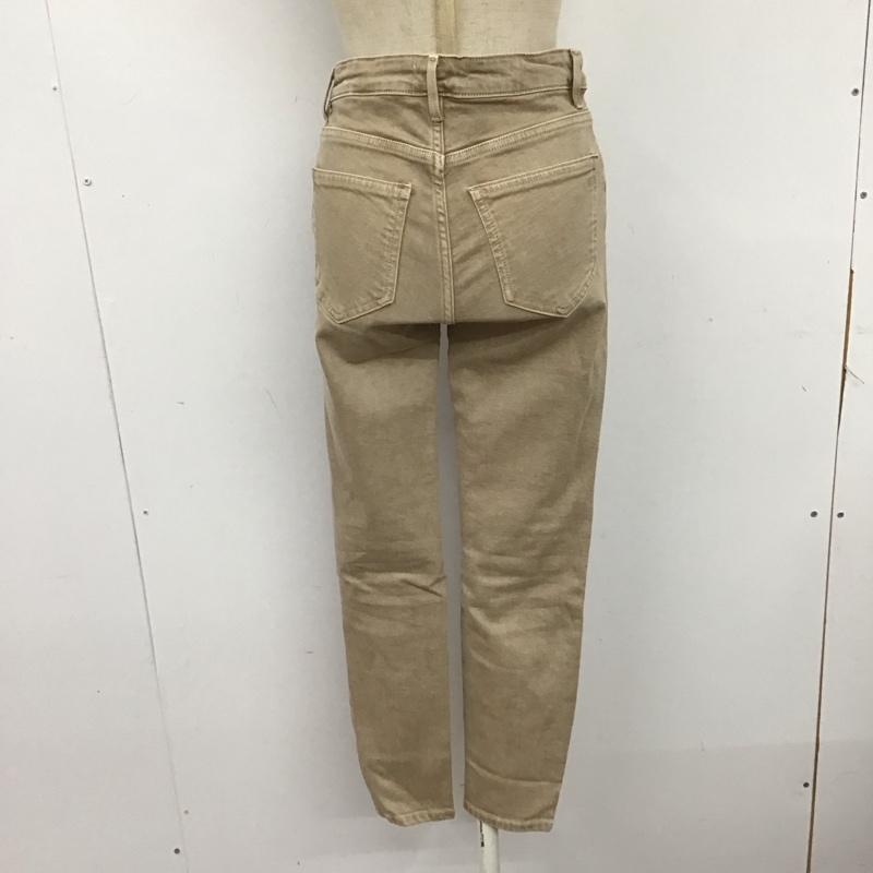 ザラ ZARA パンツ デニム、ジーンズ デニムパンツ スリムパンツ ストレッチパンツ ジーンズ 34インチ 無地 茶 / ブラウン /  レディース USED 古着 中古 10122497