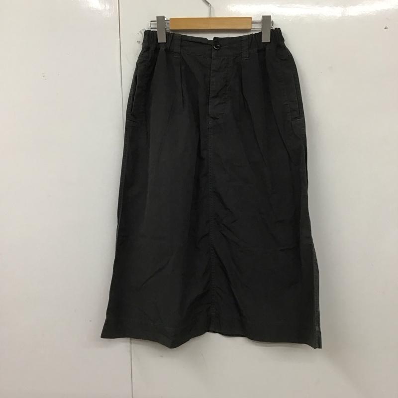 マーガレットハウエル MARGARET HOWELL スカート ロングスカート 1 無地 チャコールグレー / チャコールグレー /  レディース USED 古着 中古 10129250