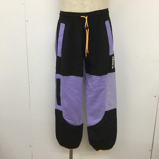 アディダスオリジナルス adidas originals ボトムス ボトムス gn2368 ADVBLKSWTPANTS スウェット パンツ スウェットパンツ L ロゴ、文字 黒 / ブラック / X 紫 / パープル /  メンズ USED 古着 中古 10105822