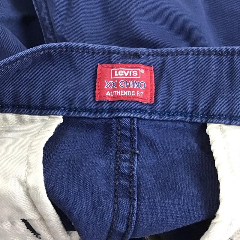 リーバイス Levi s パンツ ショートパンツ ショートパンツ ハーフパンツ カジュアルパンツ 30インチ 無地 紺 / ネイビー /  メンズ USED 古着 中古 10135757