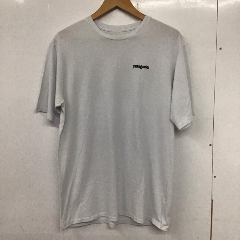 パタゴニア patagonia Tシャツ 半袖 M プリント X ロゴ、文字 白 / ホワイト /  メンズ USED 古着 中古 10134616