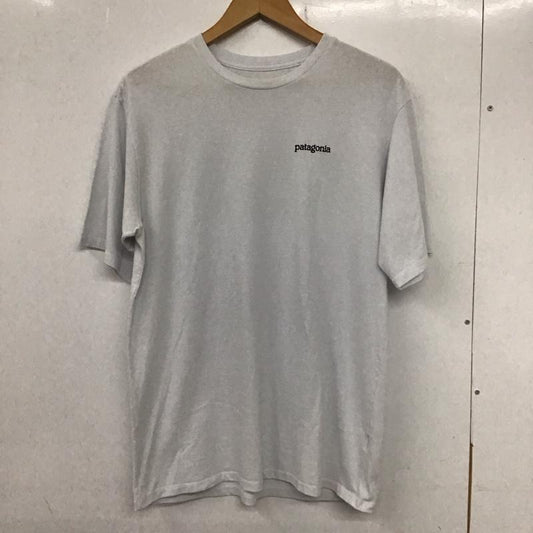 パタゴニア patagonia Tシャツ 半袖 M プリント X ロゴ、文字 白 / ホワイト /  メンズ USED 古着 中古 10134616