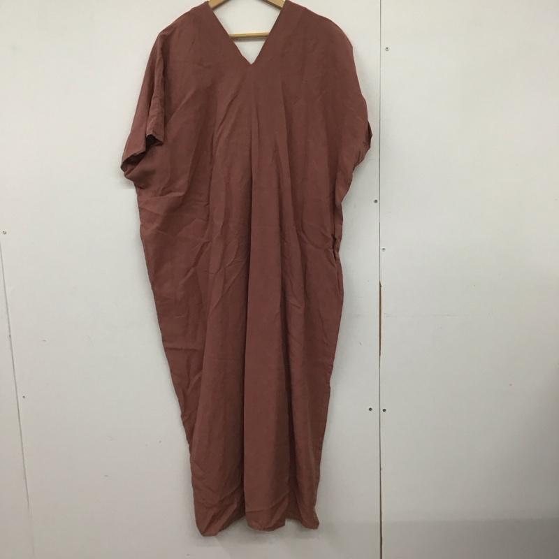 ザラ ZARA ワンピース ロングスカート 半袖ロングワンピース フレアスカート Vネック M 無地 マルチカラー / マルチカラー /  レディース USED 古着 中古 10149028