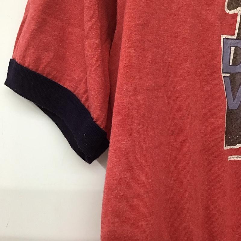 古着 USED Tシャツ 半袖 半袖カットソー DARTHBADER 80S プリントTシャツ M プリント 赤 / レッド /  メンズ USED 古着 中古 10135887
