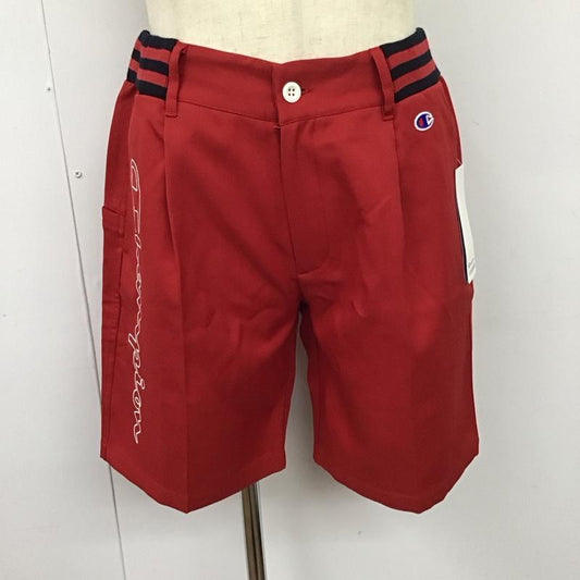 チャンピオン Champion パンツ ショートパンツ C3-PG505 GOLF ハーフパンツ タグ付き XL ロゴ、文字 赤 / レッド /  メンズ USED 古着 中古 10115079