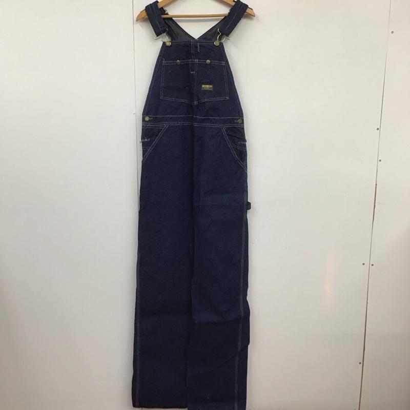 オシュコシュ OSHKOSH サロペット・オーバーオール サロペット、オーバーオール 800-1003 デニム 70年代 80年代 34 ロゴ、文字 インディゴ / インディゴ /  メンズ USED 古着 中古 10107641