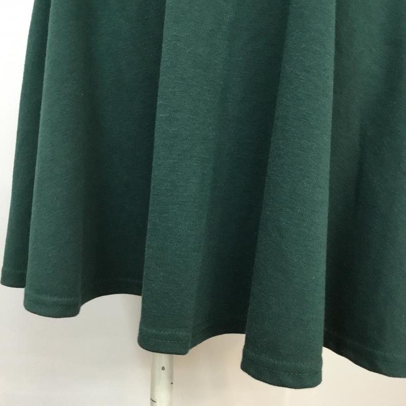 ローリーズファーム LOWRYS FARM スカート ミニスカート FREE 無地 緑 / グリーン /  レディース USED 古着 中古 10044940