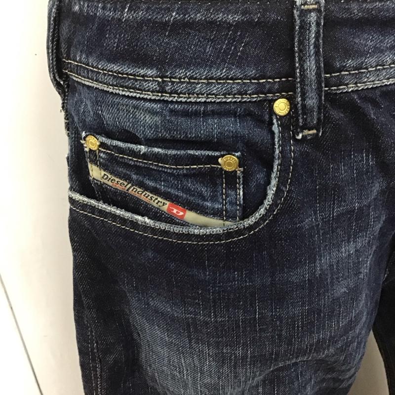 ディーゼル DIESEL パンツ デニム、ジーンズ ZATINY W32 L32 32インチ 無地 インディゴ / インディゴ /  メンズ USED 古着 中古 10112218