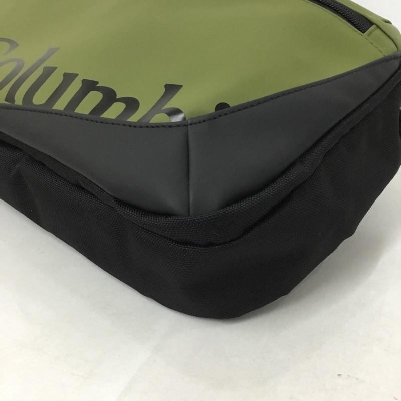コロンビア Columbia ボディバッグ ボディバッグ 221 PU8451 ブレムナースロープ 2WAY ショルダーバッグ ロゴ、文字 黒 / ブラック / X カーキ / カーキ /  メンズ USED 古着 中古 10144911