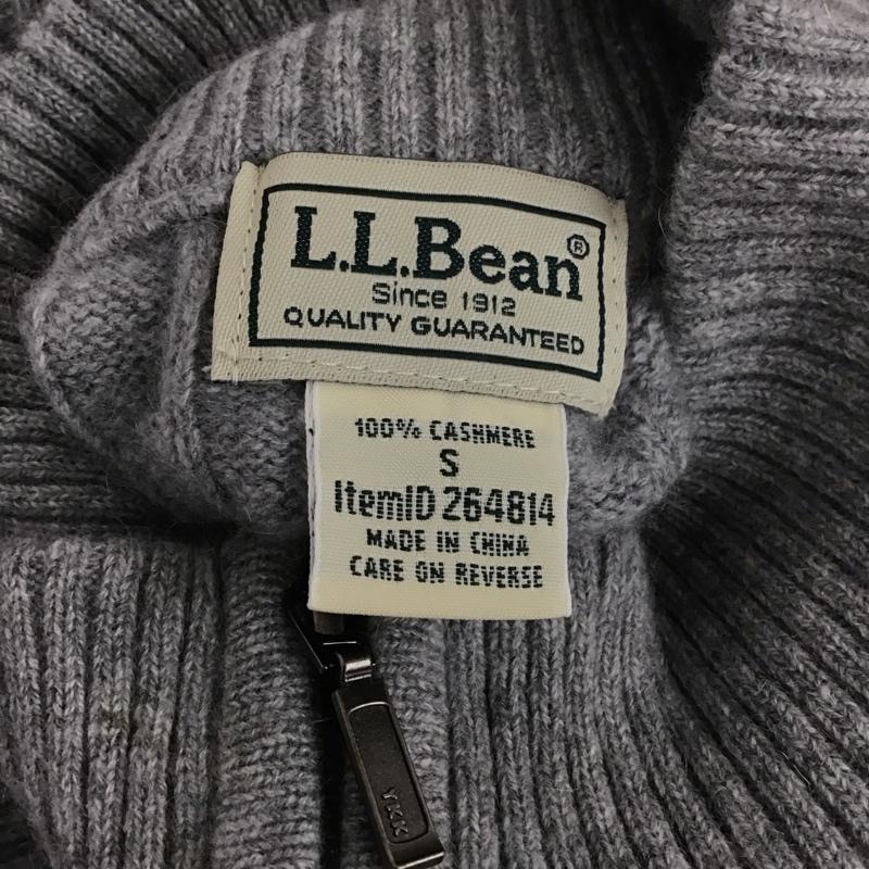 エルエルビーン L.L.Bean ニット、セーター 長袖 ハーフジップ S 無地 灰 / グレー /  メンズ USED 古着 中古 10111715