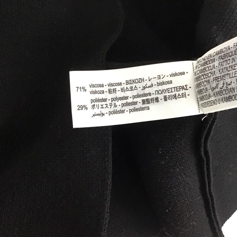 ザラ ZARA ジャケット、上着 ジャケット、ブレザー 長袖ニットジャケット アウター カーディガン S 無地 黒 / ブラック /  レディース USED 古着 中古 10142502