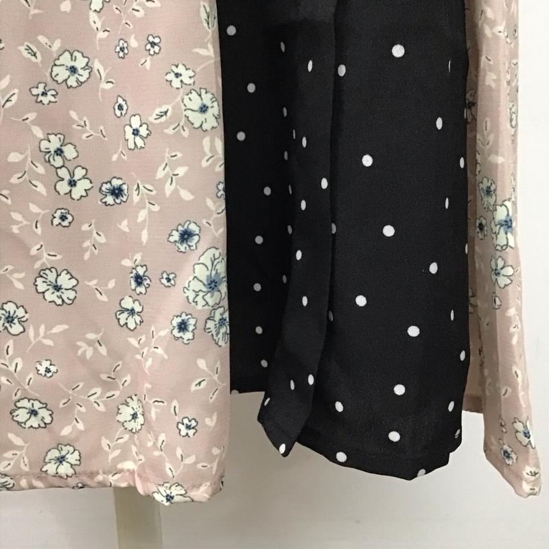 ミッシュマッシュ MISCH MASCH スカート ロングスカート 8-508-00118-1717-91 ドット切替スカート タグ付き M 花柄 マルチカラー / マルチカラー /  レディース USED 古着 中古 10110917