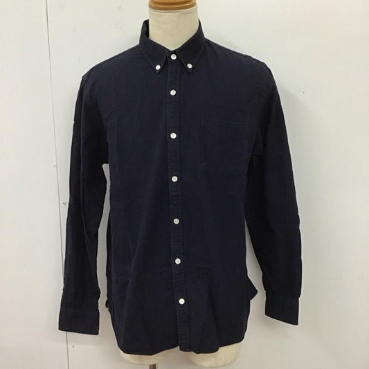 ビームス BEAMS シャツ、ブラウス 長袖 11-11-1919-803 ボタンダウン XL 無地 紺 / ネイビー /  メンズ USED 古着 中古 10118114