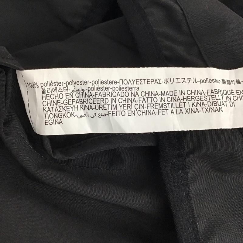 ザラ ZARA ベスト ベスト ジップアップベスト ノースリーブカットソー アウター XL 無地 黒 / ブラック /  メンズ USED 古着 中古 10137634
