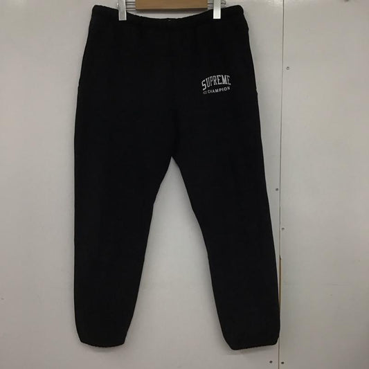 シュプリーム Supreme パンツ ワークパンツ、ペインターパンツ 17SS CHAMPIONSweatPants ワイドパンツ M ロゴ、文字 黒 / ブラック /  メンズ USED 古着 中古 10147464