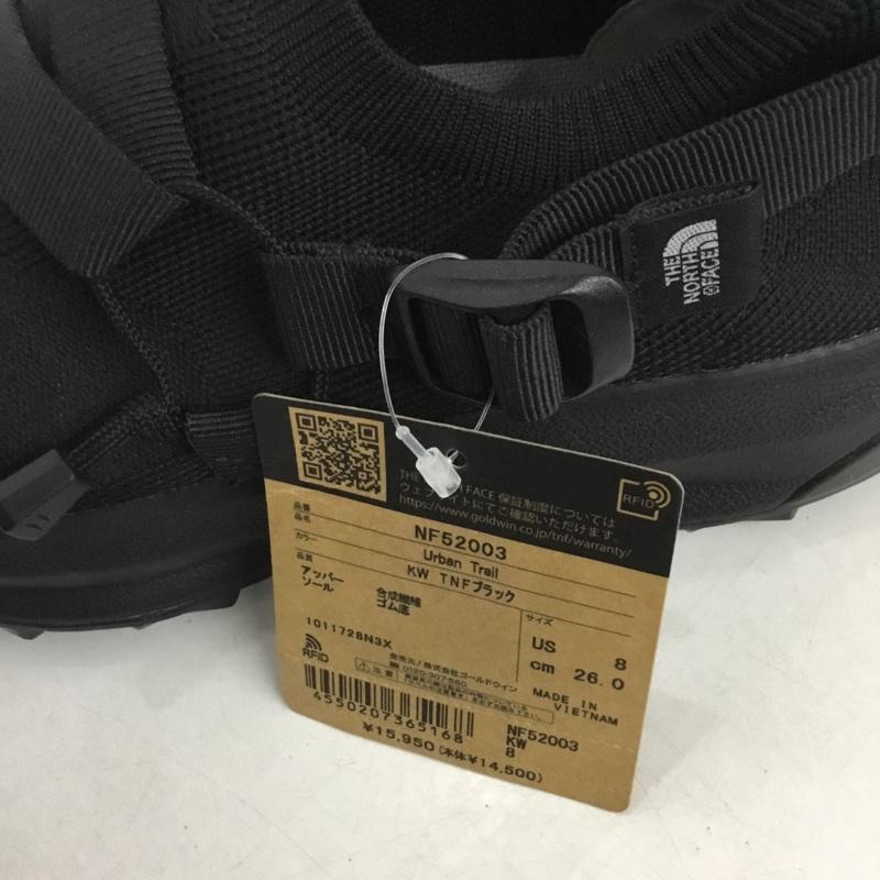 ザノースフェイス THE NORTH FACE アウトドアシューズ アウトドアシューズ NF52003 URBAN TRAIL 26cm ランニングシューズ 26.0cm ロゴ、文字 X ロゴ、文字 黒 / ブラック / X 黒 / ブラック /  メンズ USED 古着 中古 10130775