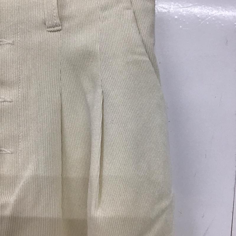 ミスティウーマン mysty woman スカート ひざ丈スカート S 無地 オフホワイト / オフホワイト /  レディース USED 古着 中古 10143393