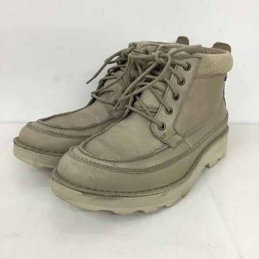 クラークス Clarks ブーツ ショートブーツ GORE TEX UK7.5 US：8.5 ワンポイント グレージュ / グレージュ /  メンズ USED 古着 中古 10130408
