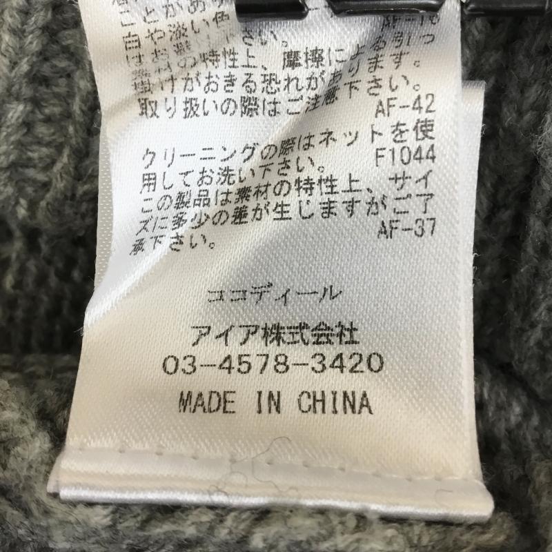 ココ ディール COCO DEAL ニット、セーター 長袖 2  灰 / グレー /  レディース USED 古着 中古 10138251