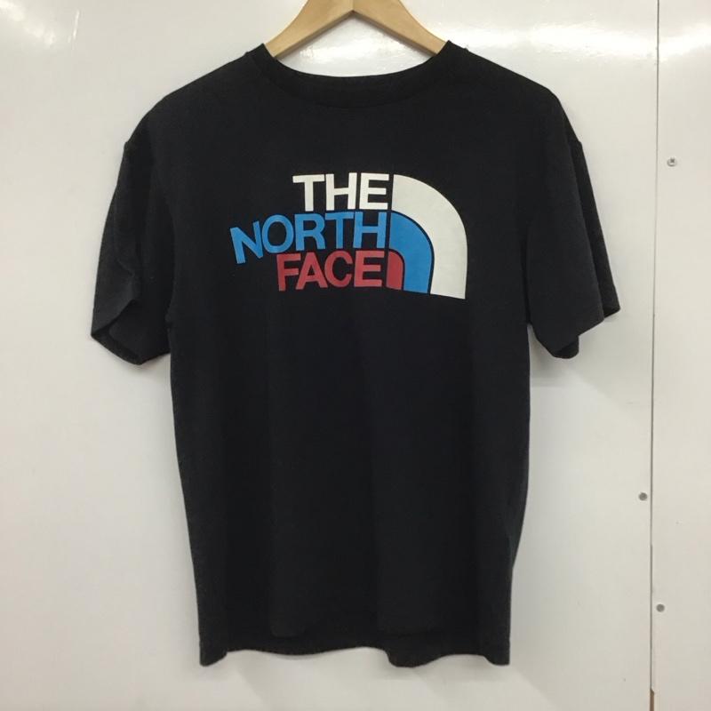 ザノースフェイス THE NORTH FACE Tシャツ 半袖 nt31553 ロゴTシャツ プリントTシャツ M ロゴ、文字 黒 / ブラック /  メンズ USED 古着 中古 10132355