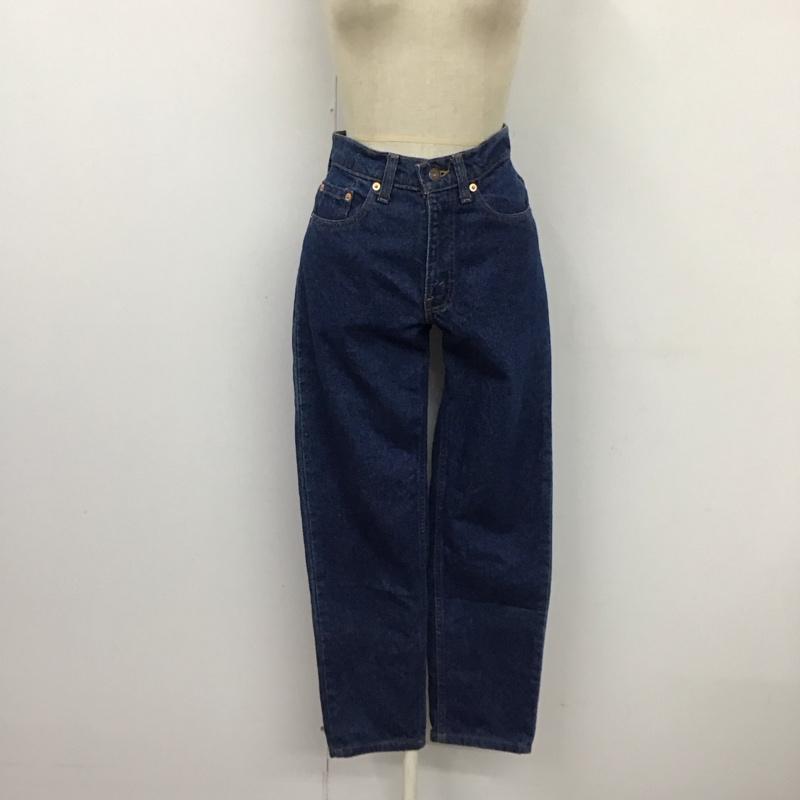 リーバイス Levi s パンツ デニム、ジーンズ 610-0217 USA製 90年代 W27 L32 27インチ 無地 青 / ブルー /  レディース USED 古着 中古 10118724