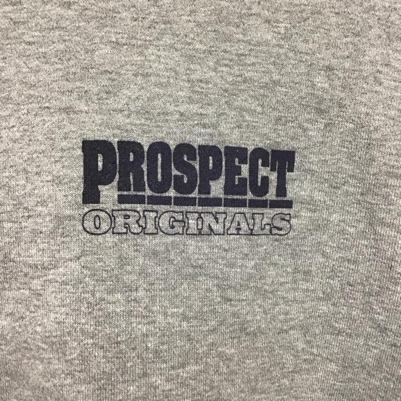 プロスペクト PROSPECT パーカー 長袖 長袖パーカー フード付きパーカー プリントスウェット トレーナー M ロゴ、文字 灰 / グレー /  メンズ USED 古着 中古 10124482