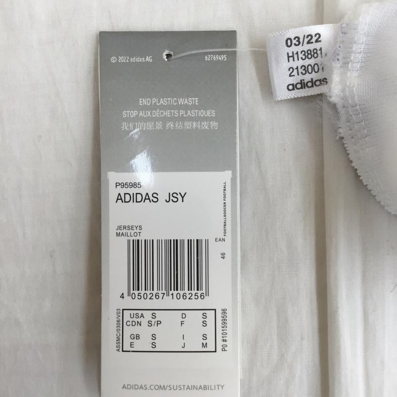 アディダス adidas ポロシャツ 半袖 H13881 レアルマドリード ユニフォーム レプリカ adidas S ロゴ、文字 白 / ホワイト /  メンズ USED 古着 中古 10148477