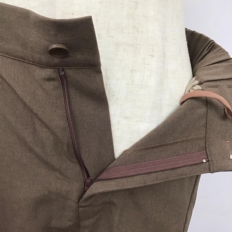 ジャーナルスタンダード JOURNAL STANDARD パンツ スラックス 21-030-600-5720-1-0 スラックスパンツ ワイドパンツ カジュアルパンツ L 無地 茶 / ブラウン /  メンズ USED 古着 中古 10112728