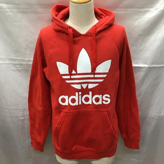 アディダスオリジナルス adidas originals パーカー 長袖 ay6473 長袖パーカー スウェット スポーツウェア ロゴ、文字 赤 / レッド /  メンズ USED 古着 中古 10113592