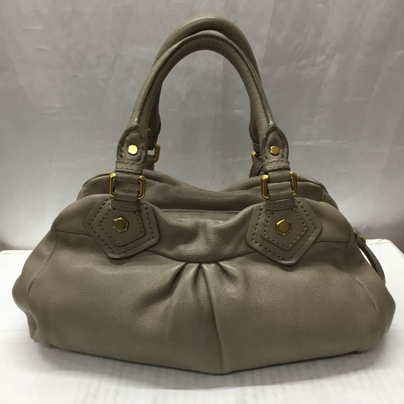 マークバイマークジェイコブス MARC by MARC JACOBS ハンドバッグ ハンドバッグ ショルダーバッグ 2WAY 牛革 無地 グレージュ / グレージュ /  レディース USED 古着 中古 10112516