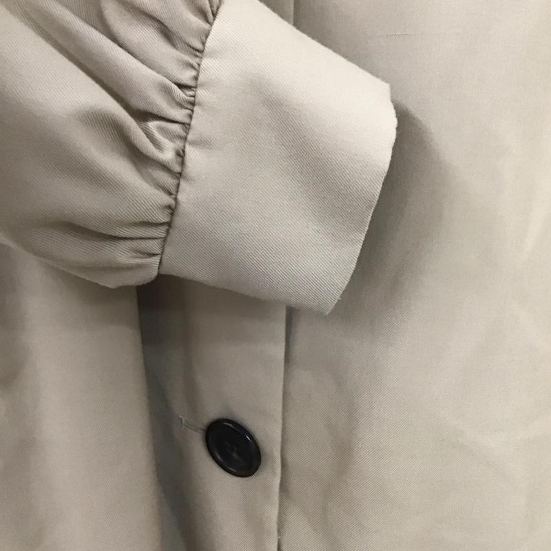 ヘザー Heather コート コート一般 HE070252TO 2WAY ボリュームスリーブ ステンカラー コート FREE 無地 ベージュ / ベージュ /  レディース USED 古着 中古 10146283