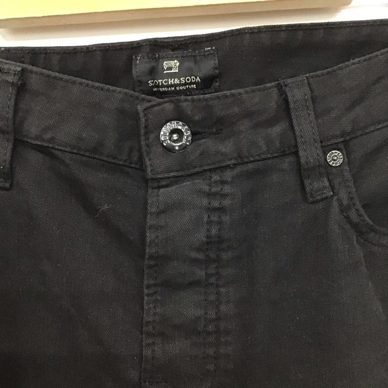 スコッチアンドソーダ SCOTCH＆SODA パンツ デニム、ジーンズ デニムパンツ スリムパンツ カジュアルパンツ ストレッチパンツ 30インチ 無地 黒 / ブラック /  メンズ USED 古着 中古 10148910