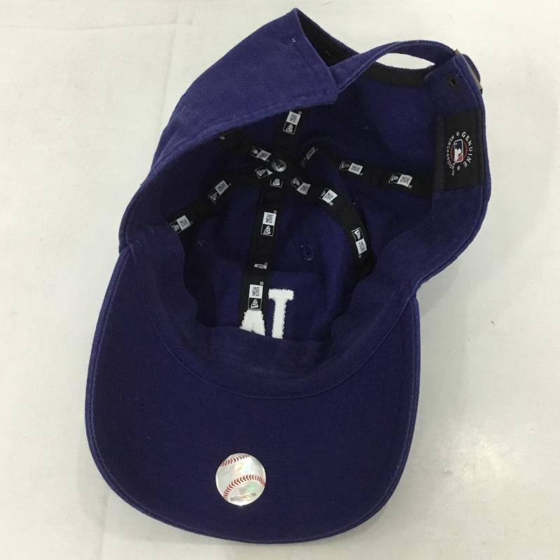 ニューエラ NEW ERA 帽子 キャップ LA ロサンゼルス ドジャース メジャーリーグ コットン ロゴ、文字 青 / ブルー /  メンズ USED 古着 中古 10132039