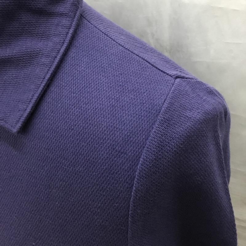 キリュウキリュウ kiryuyrik ポロシャツ 半袖 半袖ポロシャツ カラーシャツ 半袖カットソー S ロゴ、文字 紫 / パープル /  メンズ USED 古着 中古 10120706