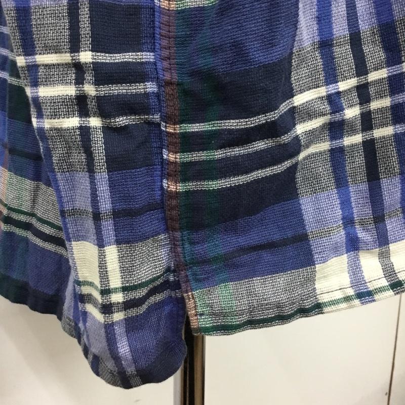 エルエルビーン L.L.Bean シャツ、ブラウス 半袖 COOL WEAVE コットン LL チェック マルチカラー / マルチカラー /  メンズ USED 古着 中古 10119758