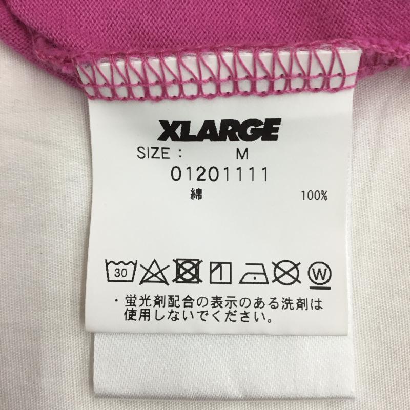 エクストララージ XLARGE Tシャツ 半袖 01201111 TEE ICECREAM OG M ワンポイント 桃 / ピンク / X 黄緑 / イエローグリーン / X 茶 / ブラウン / X 銀 / シルバー /  メンズ USED 古着 中古 10130854