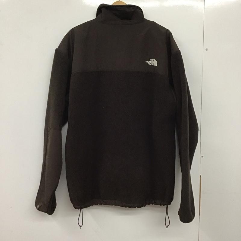 ザノースフェイス THE NORTH FACE ジャケット、上着 ジャケット、ブレザー ジップアップジャケット アウター ボアジャケット L ロゴ、文字 茶 / ブラウン /  メンズ USED 古着 中古 10137091