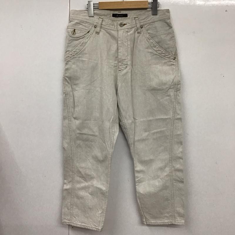 ジョンブル Johnbull パンツ デニム、ジーンズ デニムパンツ ストレートパンツ ワイドパンツ カジュアルパンツ L 無地 灰 / グレー /  メンズ USED 古着 中古 10114326