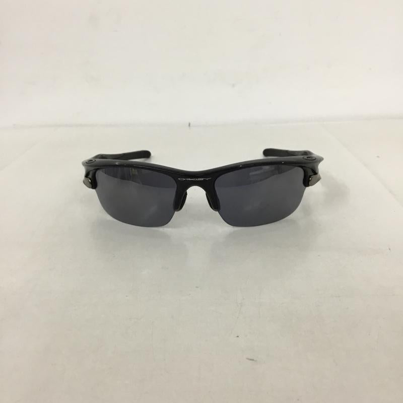 オークリー OAKLEY めがね・サングラス サングラス OO9162-01 FAST JACKET スポーツサングラス 箱有 ミラーレンズ ロゴ、文字 黒 / ブラック /  メンズ USED 古着 中古 10129371