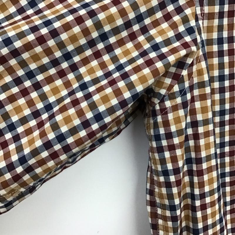 フレッドペリー FRED PERRY シャツ、ブラウス 長袖 長袖シャツ チェックシャツ カラーシャツ ボタンダウンシャツ M チェック マルチカラー / マルチカラー /  メンズ USED 古着 中古 10131109