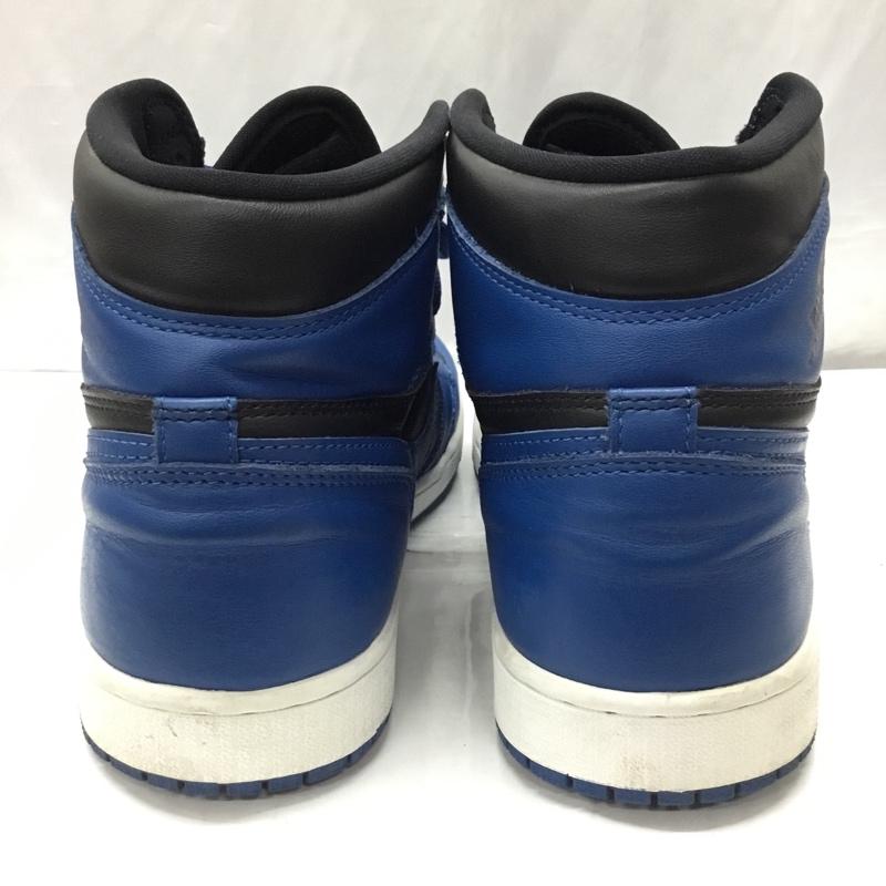 ナイキ NIKE スニーカー スニーカー 555088-404 AIR JORDAN 1 RETRO HIGH OG 27.5cm 箱有 27.5cm ロゴ、文字 黒 / ブラック / X 青 / ブルー /  メンズ USED 古着 中古 10122250