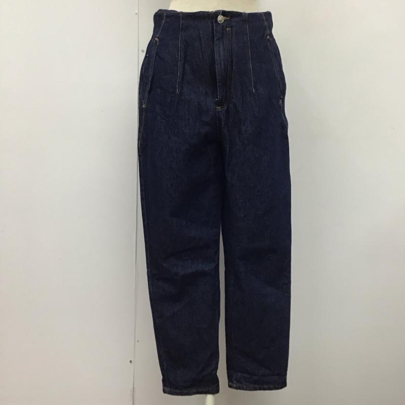 ザラ ZARA パンツ デニム、ジーンズ 4406 162 400 テーパード M 無地 インディゴ / インディゴ /  レディース USED 古着 中古 10112354