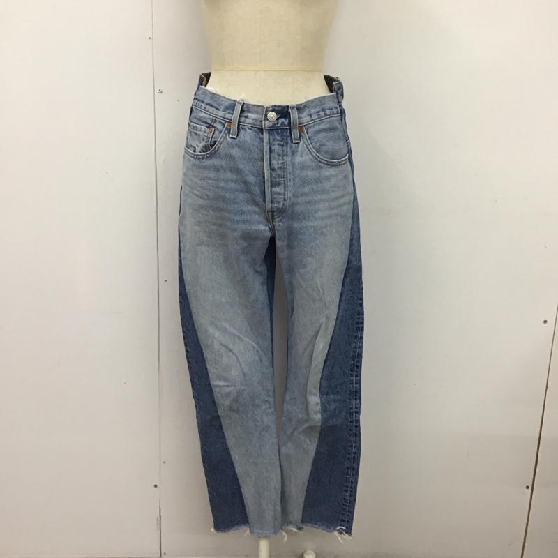 リーバイストラウスアンドコー Levi Strauss & co. パンツ デニム、ジーンズ デニムパンツ スリムパンツ ジーンズ 26インチ 無地 インディゴ / インディゴ /  レディース USED 古着 中古 10124577